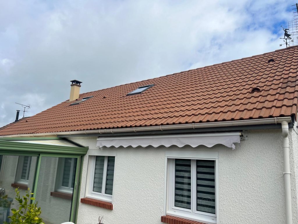 Photo de la toiture avant l'installation des panneaux photovoltaïques